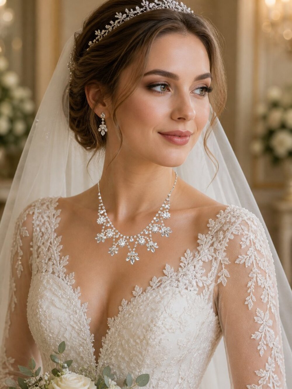Rhinestone Blingy Necklace